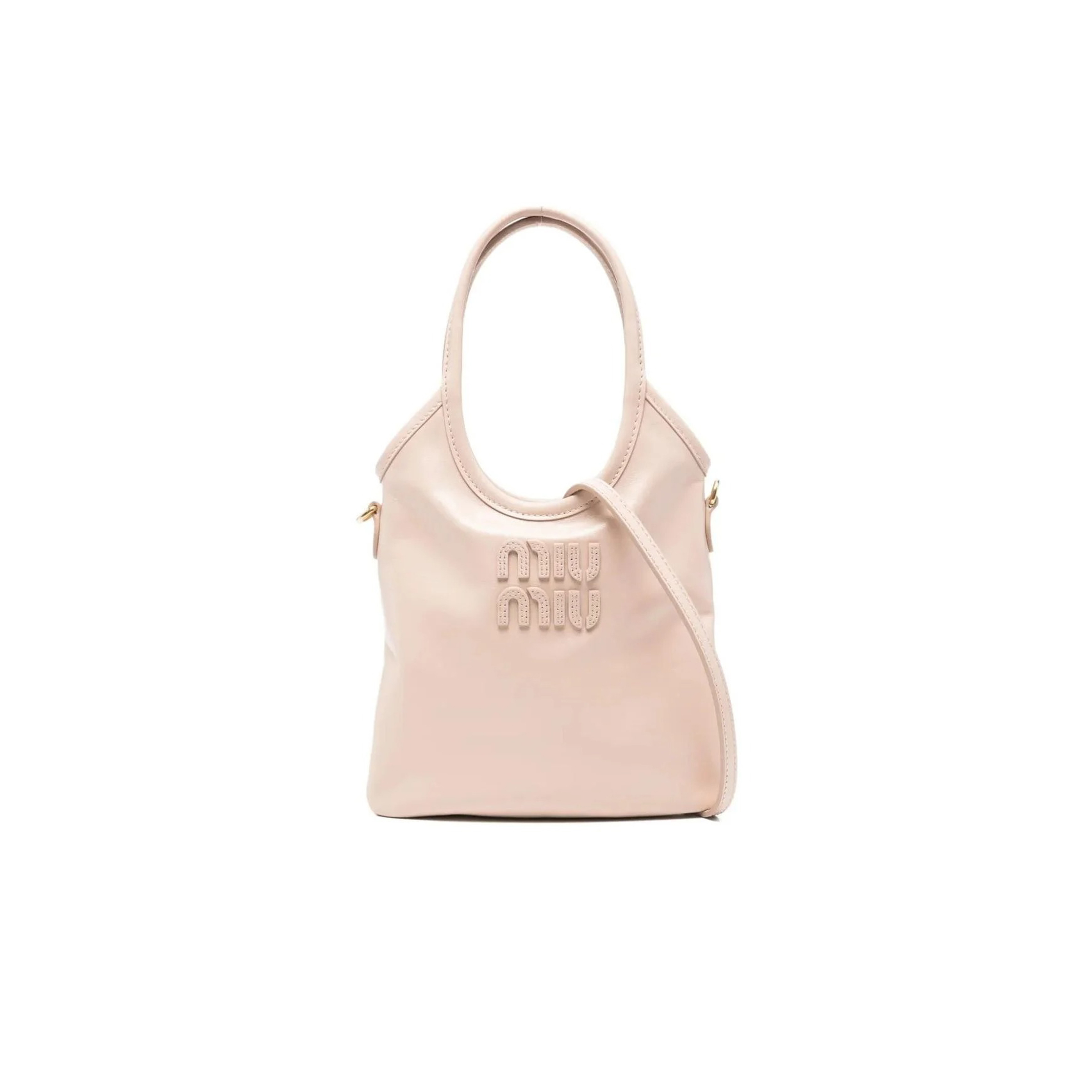 MIU MIU VY LEATHER HANDBAG 5BA281 (24*20cm)